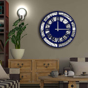 Relógio Decorativo MDF Multicolor 50cm - Design Moderno