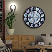 Relógio Decorativo MDF Multicolor 50cm - Design Moderno Premium