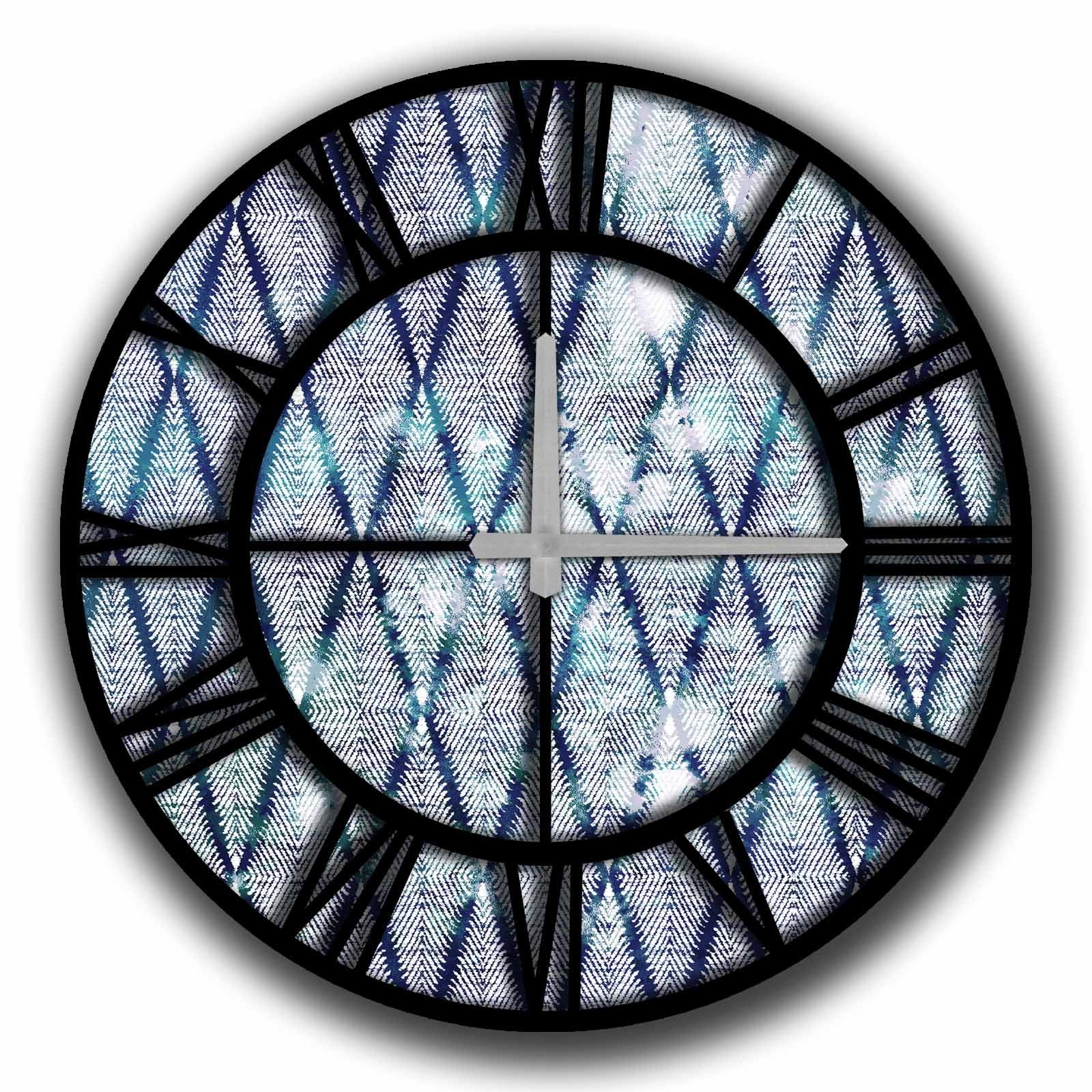Relógio Decorativo MDF Multicolor 50cm - Design Moderno Premium