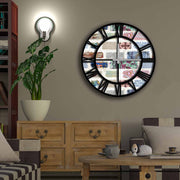 Relógio Decorativo MDF Multicolor 50cm - Design Moderno Premium