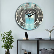 Relógio Decorativo MDF Multicolor 50cm - Design Moderno