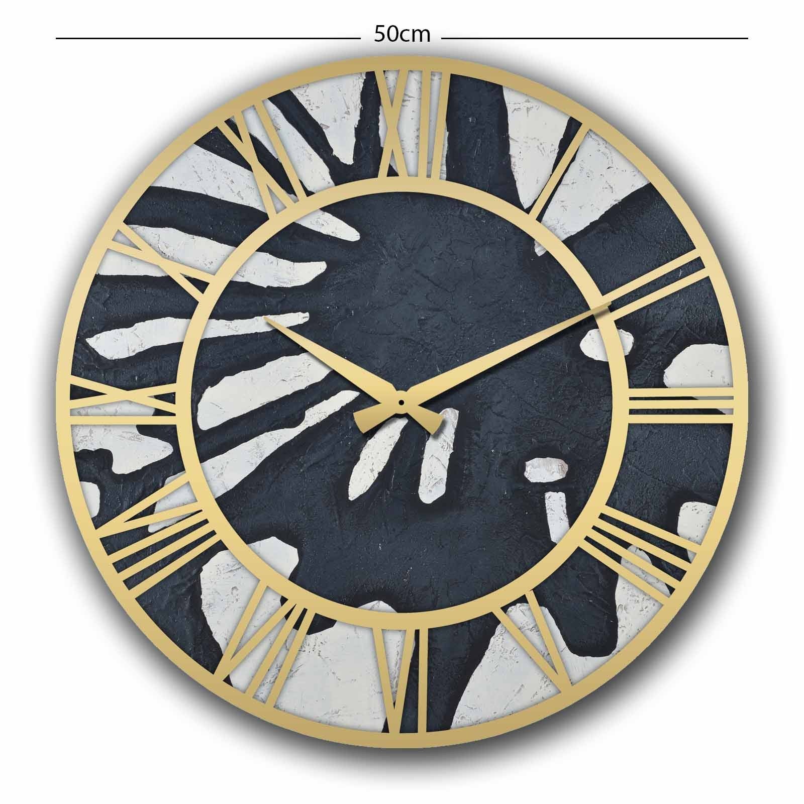 Relógio Decorativo MDF Multicolor 50cm - Design Moderno Premium