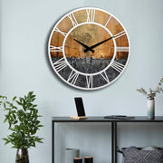 Relógio Decorativo MDF Multicolor 50cm - Design Moderno Premium