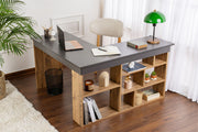 Secretária Vesper Anthracite Pine - Design Premium Portugal