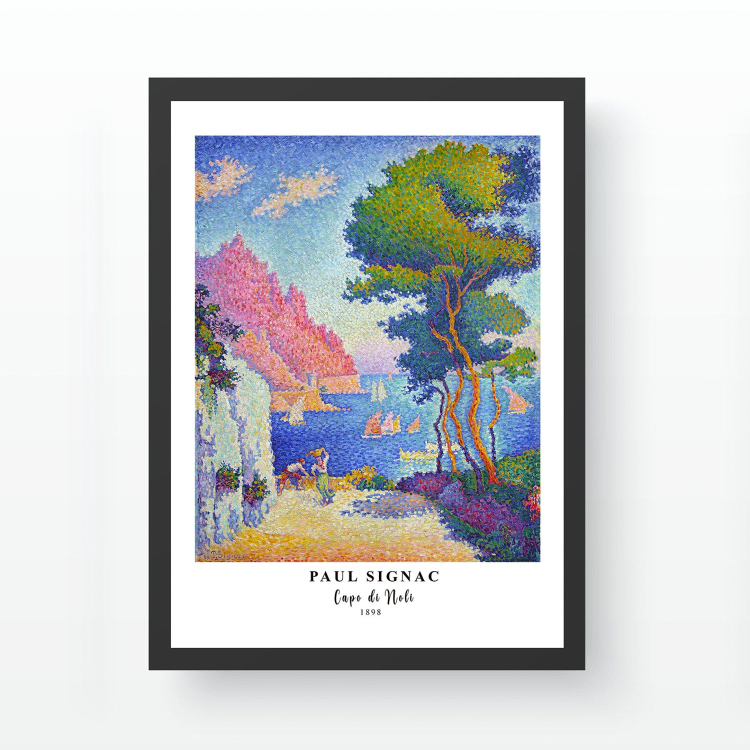 Pintura Decorativa Elegante em Moldura, 35 x 45 cm | Moldura 100% Madeira, Poliestireno de 2 cm de Espessura | Impressão Digital UV para Exibição de Arte Vibrante