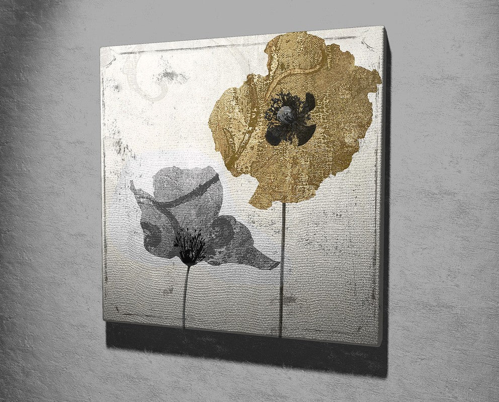 Pintura Decorativa Elegante em Tela, 45 x 45 cm, 100% Tela, 100% Moldura de Madeira (3 cm de Espessura) | Perfeita para Amantes de Decoração e Arte