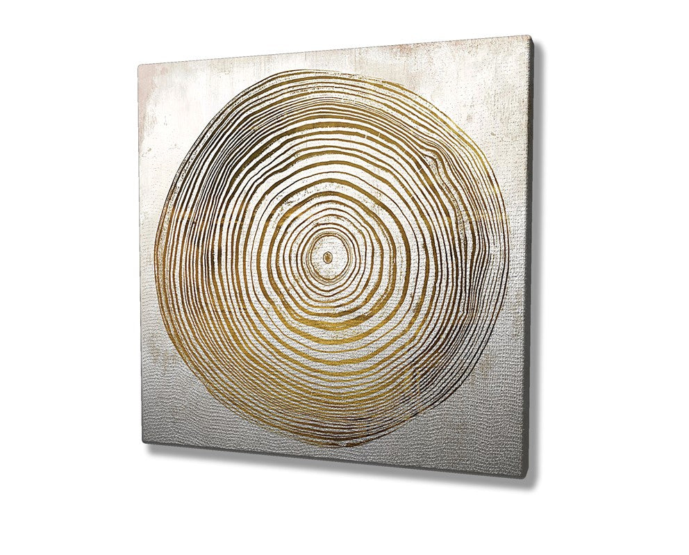 Pintura Decorativa Elegante em Tela, 45 x 45 cm, 100% Tela, 100% Moldura de Madeira (3 cm de Espessura) | Perfeita para Amantes de Decoração e Arte