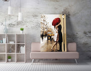 Impressionante pintura decorativa em tela, 50 x 70 cm | 50% poliéster e 50% algodão, moldura 100% madeira (2 x 3 cm) | Impressão digital vibrante para decoração de casa