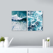 Pinturas Decorativas Elegantes em MDF (2 Peças), 30 x 40 cm | 100% MDF, 2,7 mm de Espessura | Perfeitas para Decoração de Casa, Arte de Parede Elegante e Moderna