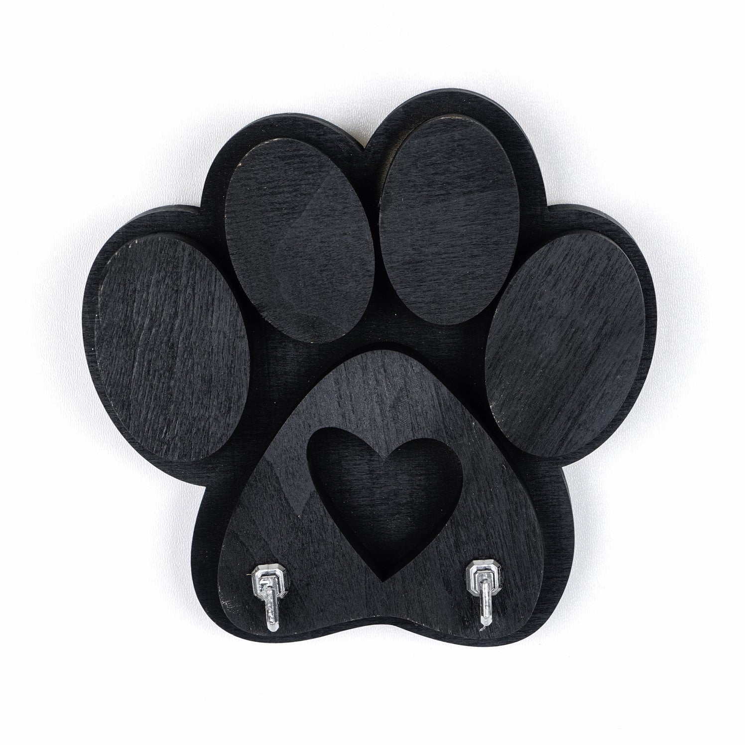 Cabide Preto PET028 (268EVL1411) em Contraplacado 100% – Corte a Laser, 17 x 4 x 18 cm, 0,400 kg