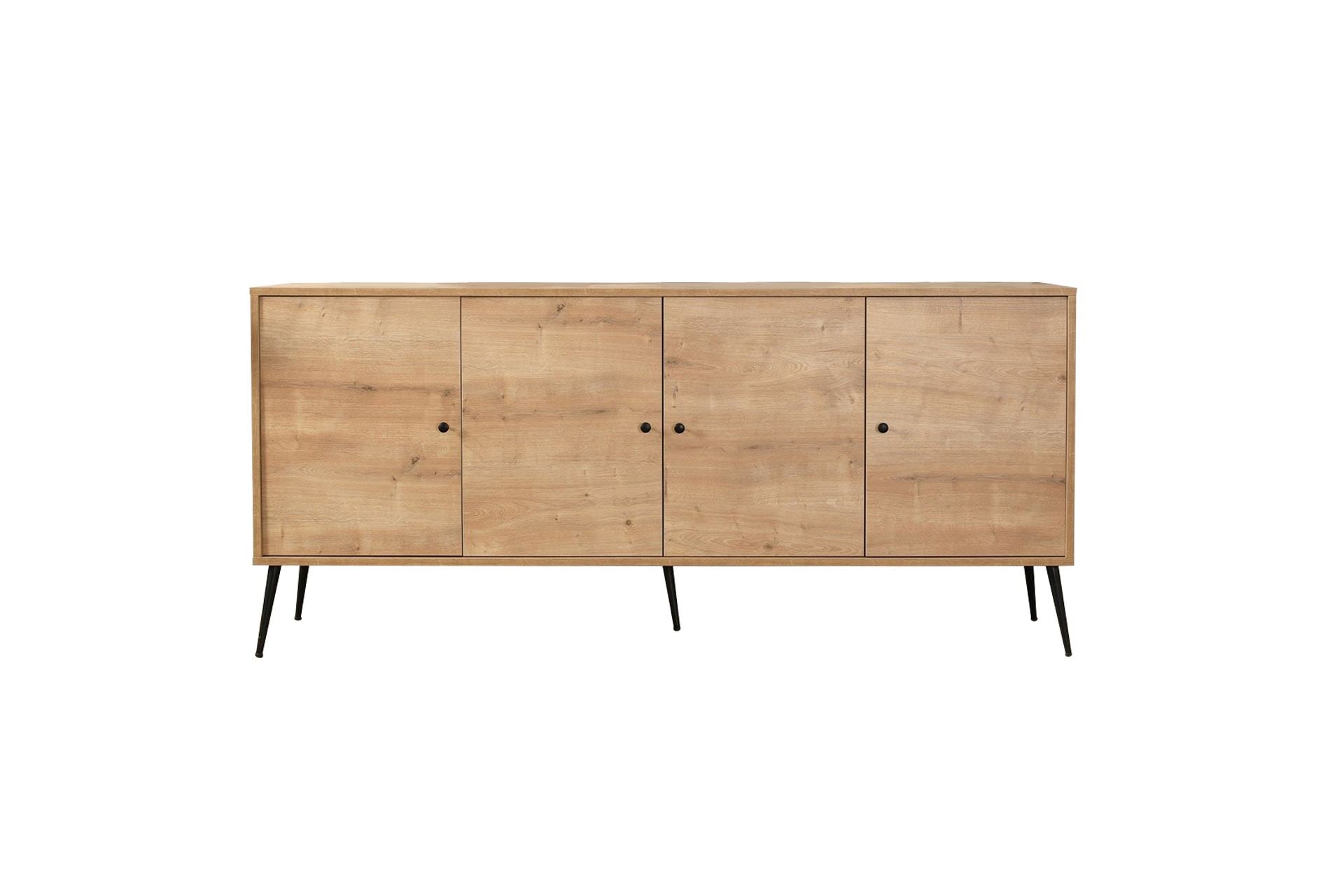 Aparador de Carvalho – 80 cm x 180 cm x 41 cm – Carvalho – Aglomerado e MDF