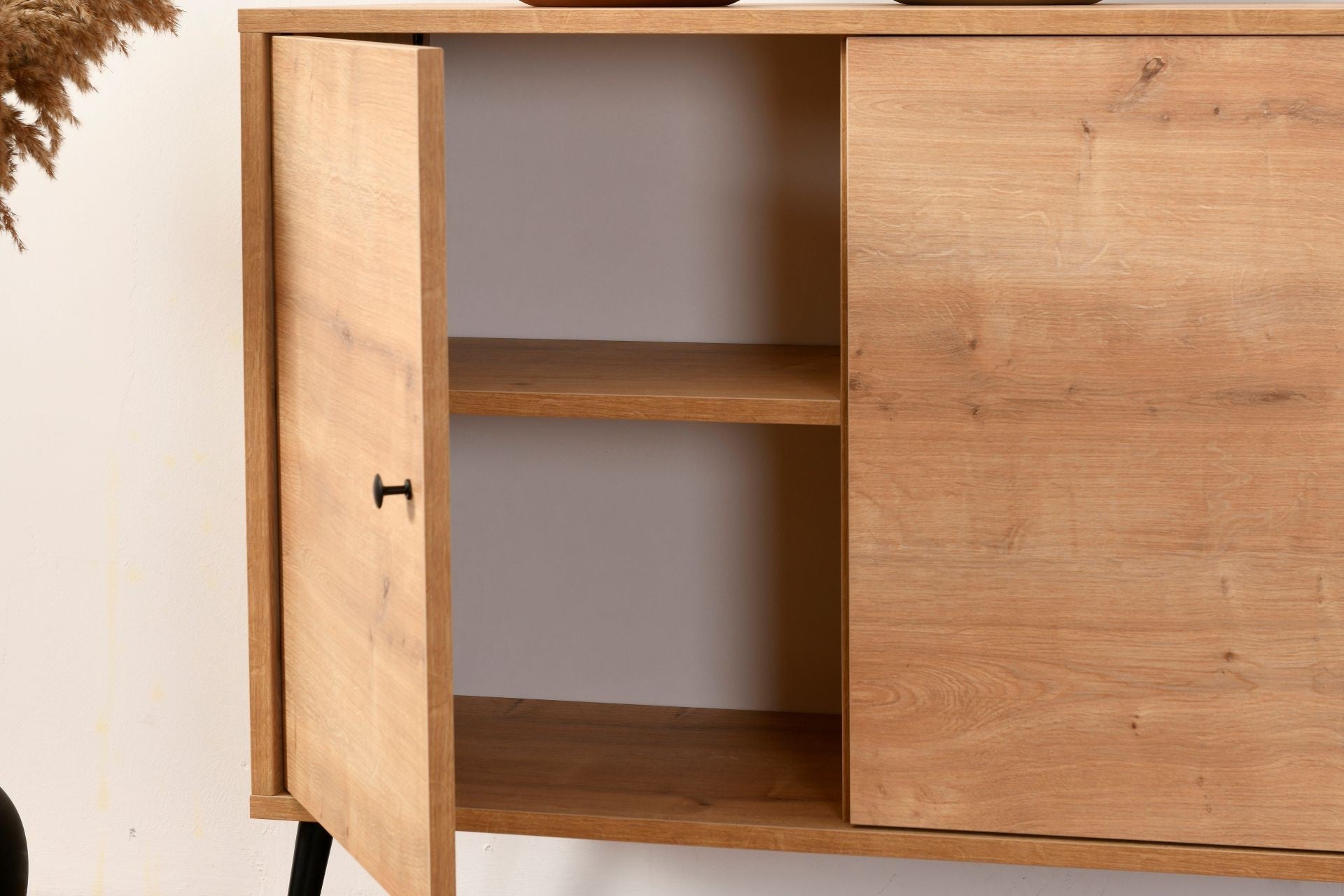 Aparador de Carvalho – 80 cm x 180 cm x 41 cm – Carvalho – Aglomerado e MDF
