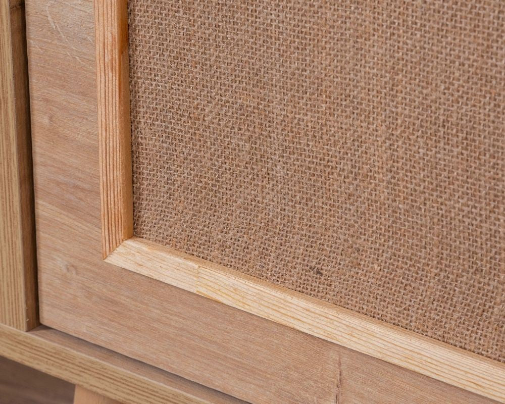 Mesa de Centro em Aglomerado Revestido de Melamina e MDF – 55cm x 100cm x 45cm – Carvalho