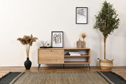 Móvel de TV – 55 cm x 140 cm x 41 cm – Carvalho – MDF