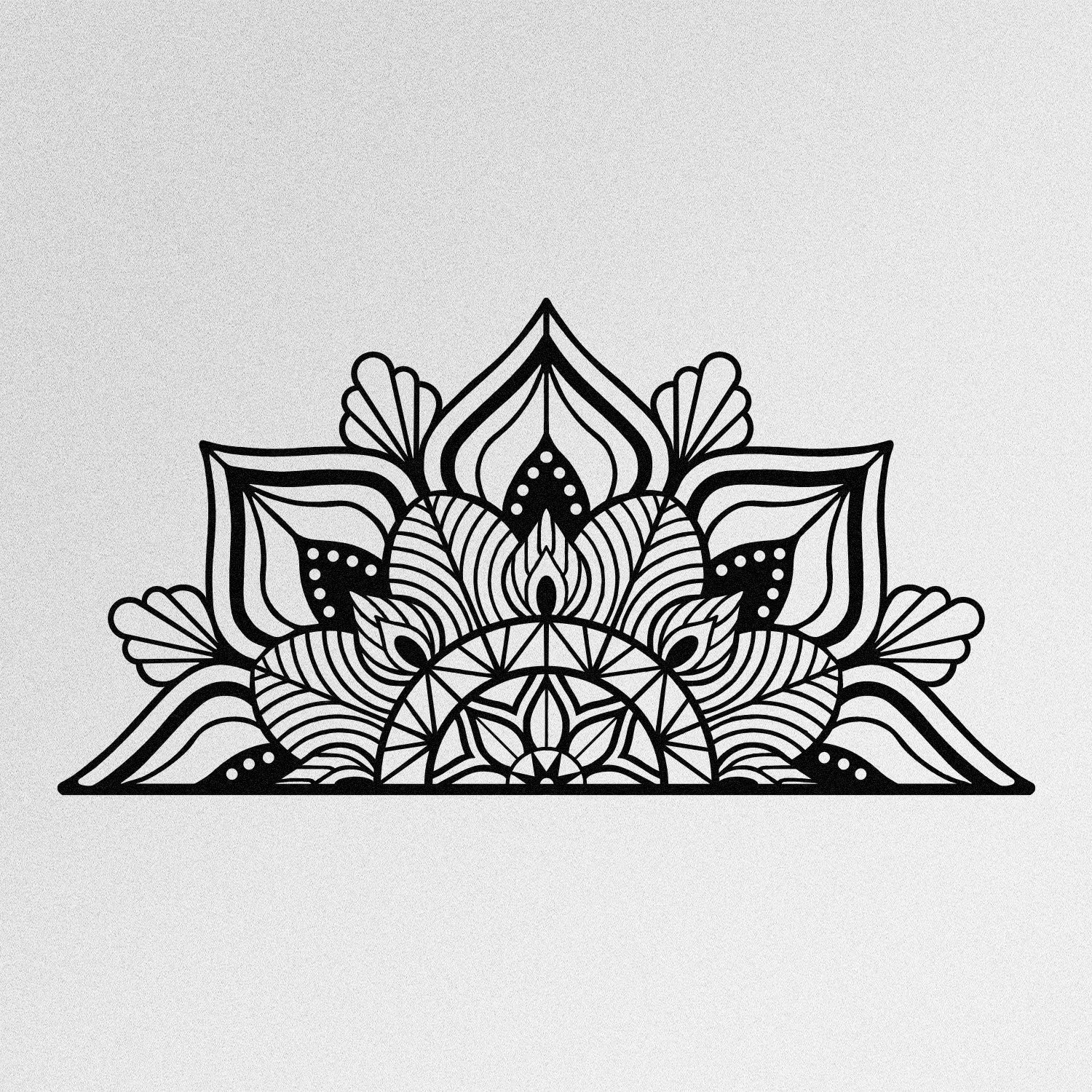 Berceste Acessório Decorativo de Parede 100% Metal, Preto, 160 x 81 cm – 279ENZ1184