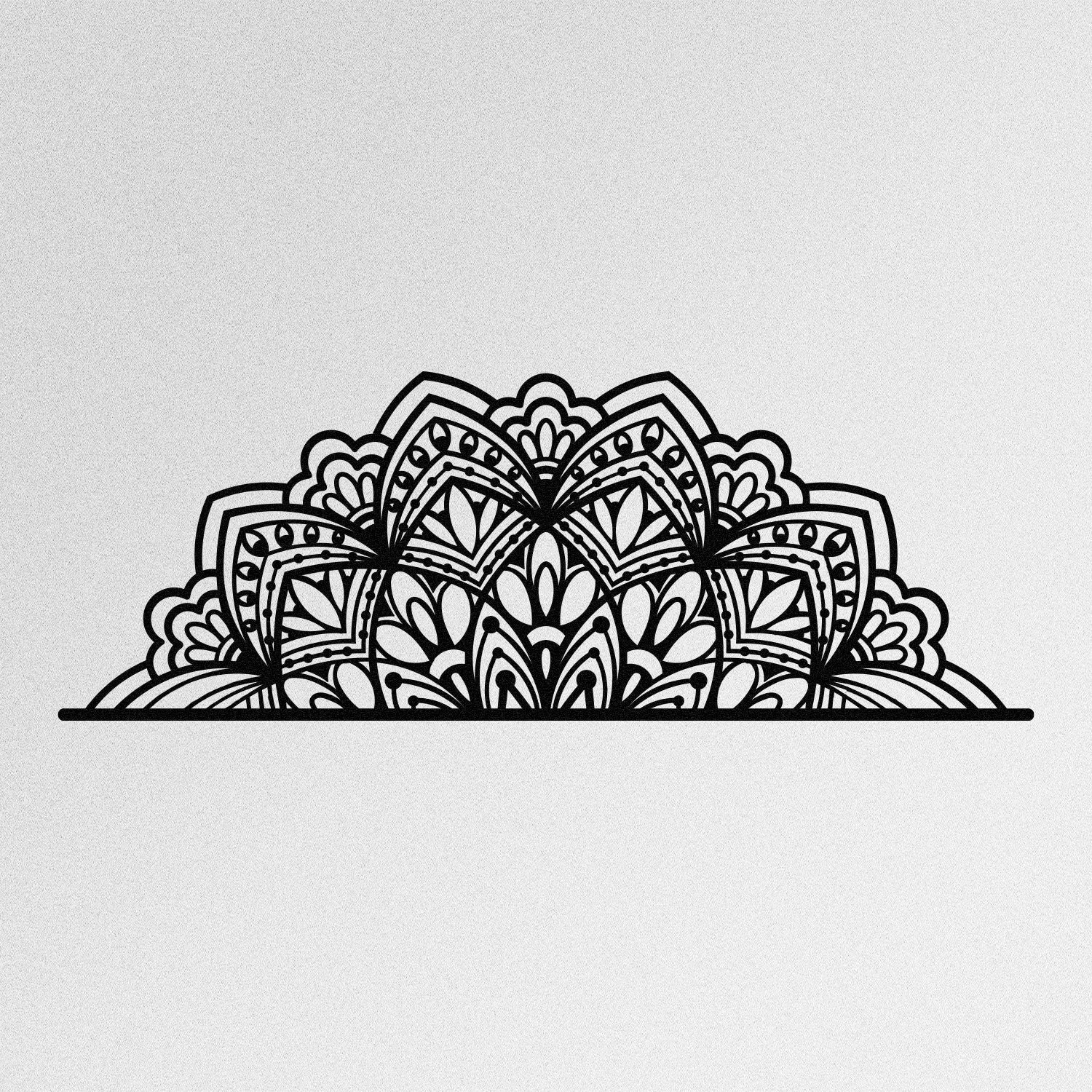 Vaveyla - Acessório Decorativo de Parede em Metal, Preto, 160 x 57 cm
