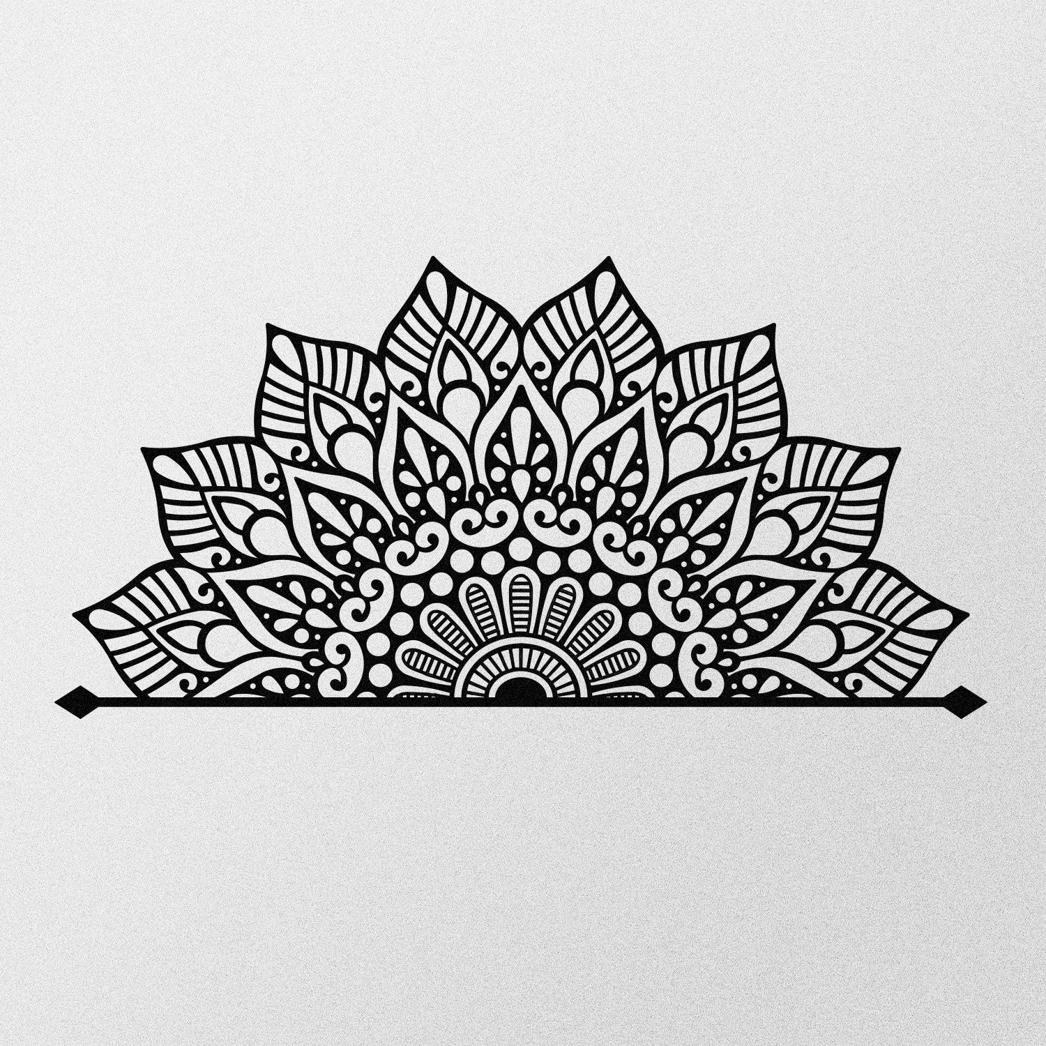 Afra — Acessório Decorativo de Parede em Metal (100%), Preto, 160 x 77 cm