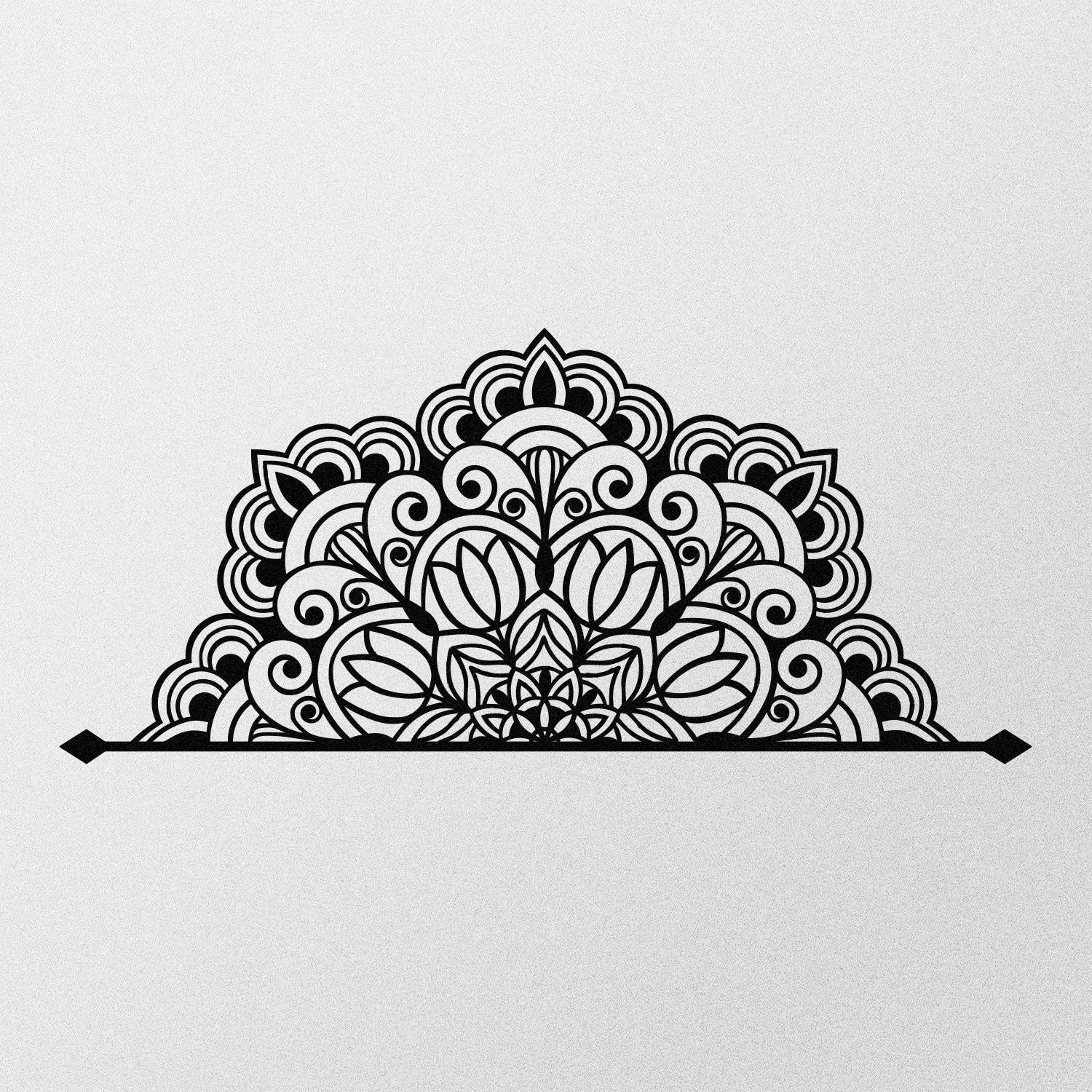 Almero – Acessório Decorativo de Parede em Metal Preto 160 x 70 cm (Espessura 1,2 mm)