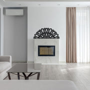Venno Acessório Decorativo de Parede em Metal Preto 160x65 cm — Design Elegante, 100% Metal (1,2 mm)
