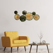 Astrid CH102-1 – Acessório Decorativo de Parede em Metal Multicolor (100% metal, 0,8 mm), 79x35 cm