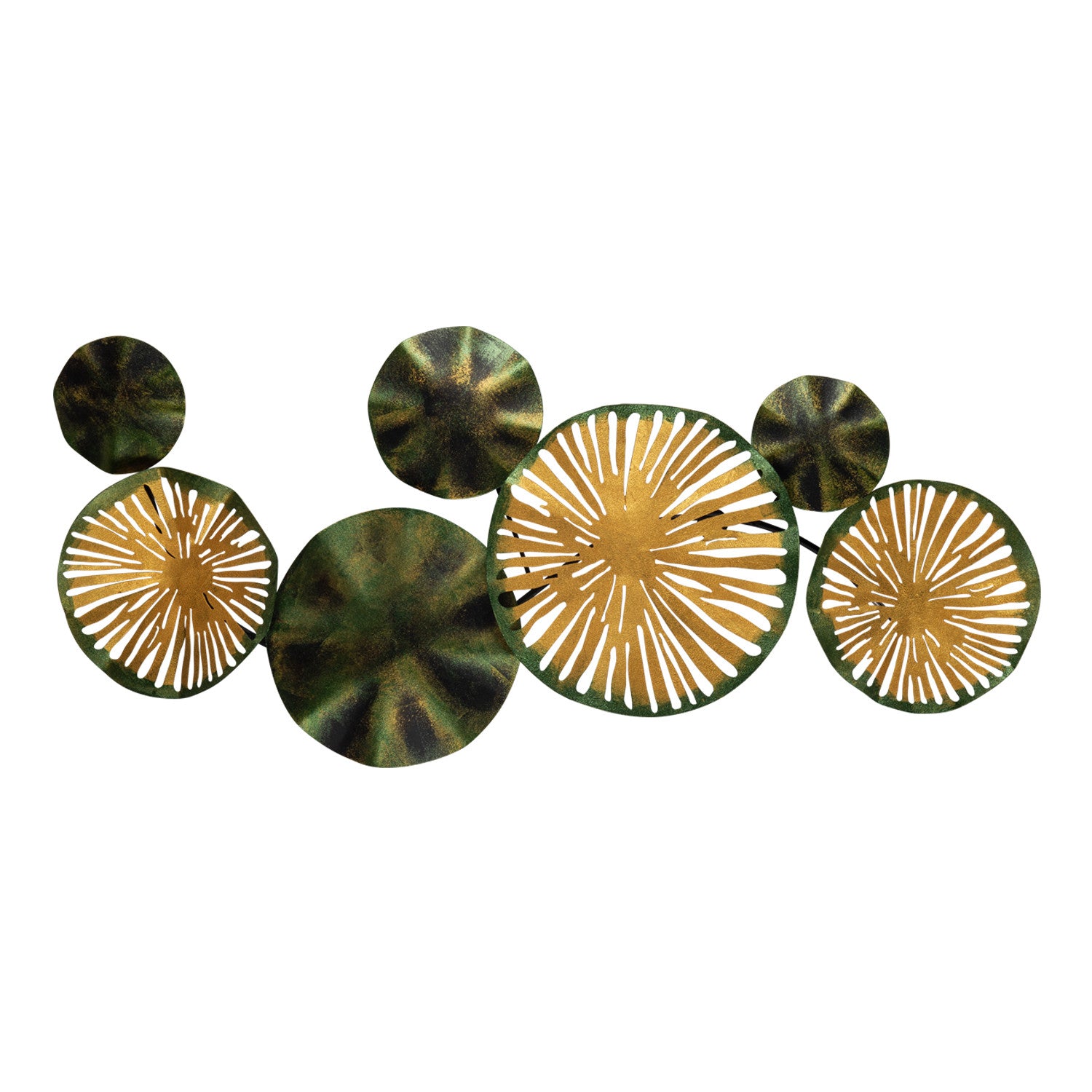Astrid CH102-1 – Acessório Decorativo de Parede em Metal Multicolor (100% metal, 0,8 mm), 79x35 cm