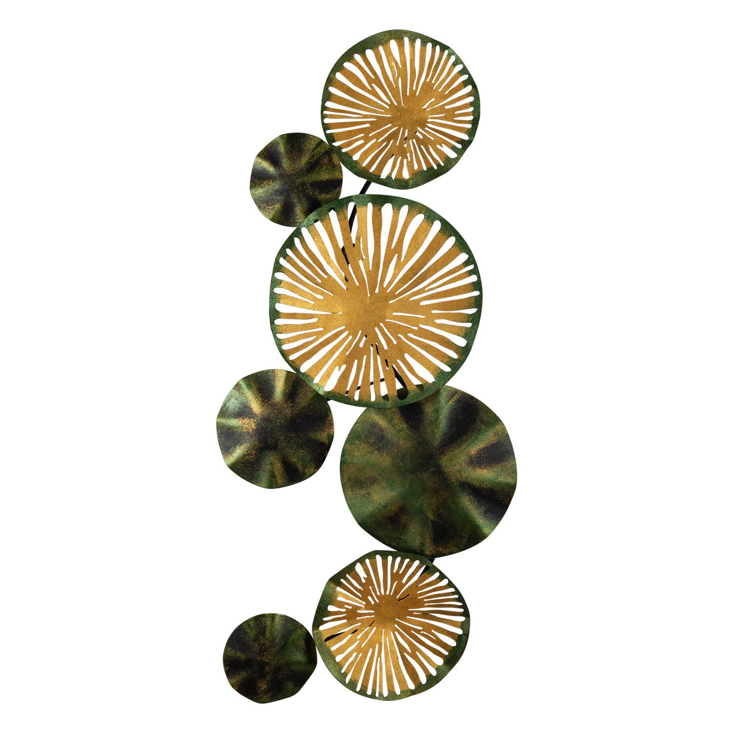 Astrid CH102-1 – Acessório Decorativo de Parede em Metal Multicolor (100% metal, 0,8 mm), 79x35 cm