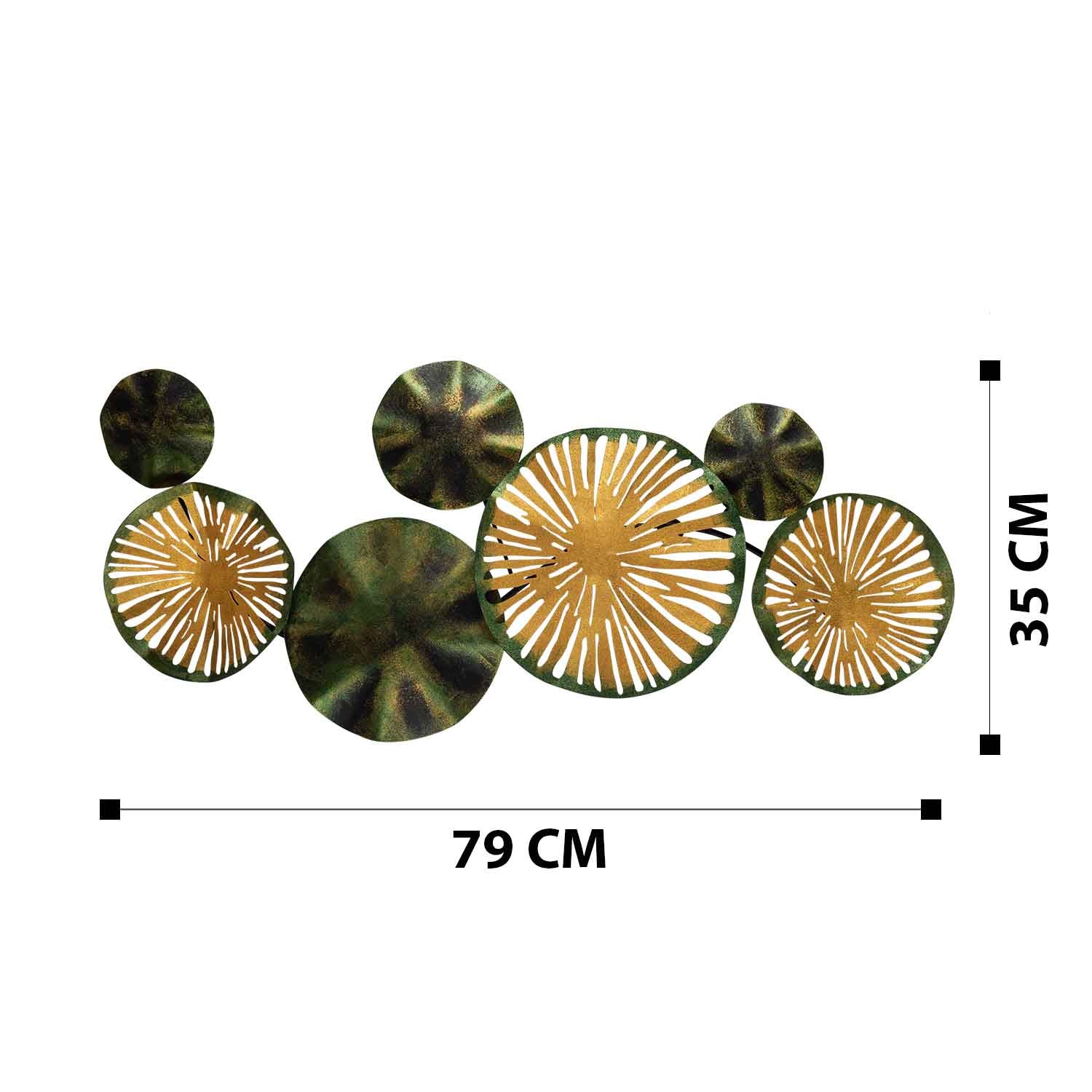 Astrid CH102-1 – Acessório Decorativo de Parede em Metal Multicolor (100% metal, 0,8 mm), 79x35 cm