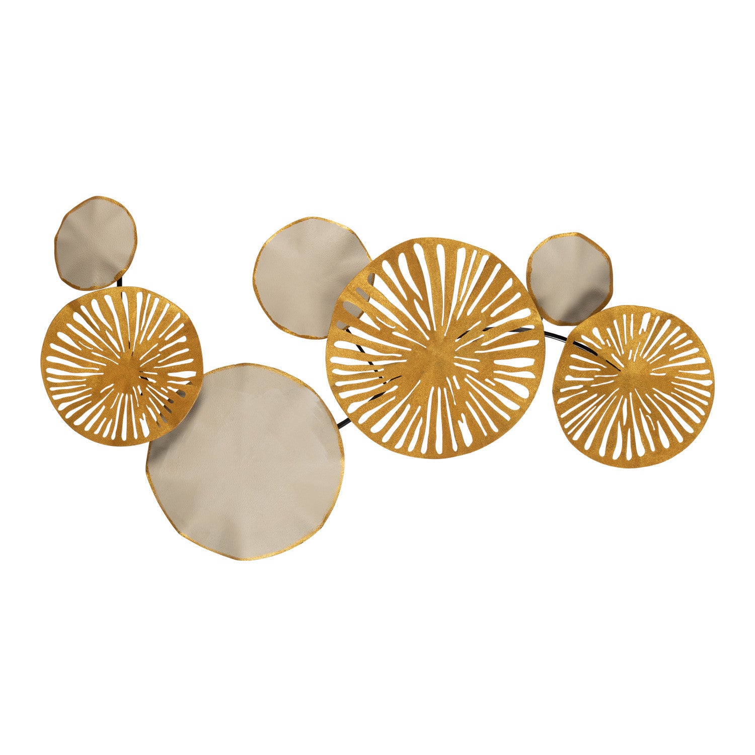 Astrid CH102-3 — Acessório Decorativo de Parede em Metal Multicolor 79x35 cm (100% metal, 0,8 mm)