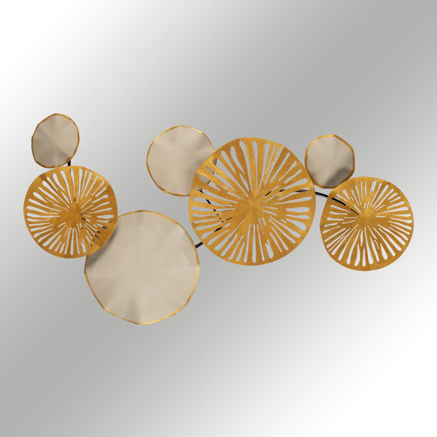 Astrid CH102-3 — Acessório Decorativo de Parede em Metal Multicolor 79x35 cm (100% metal, 0,8 mm)