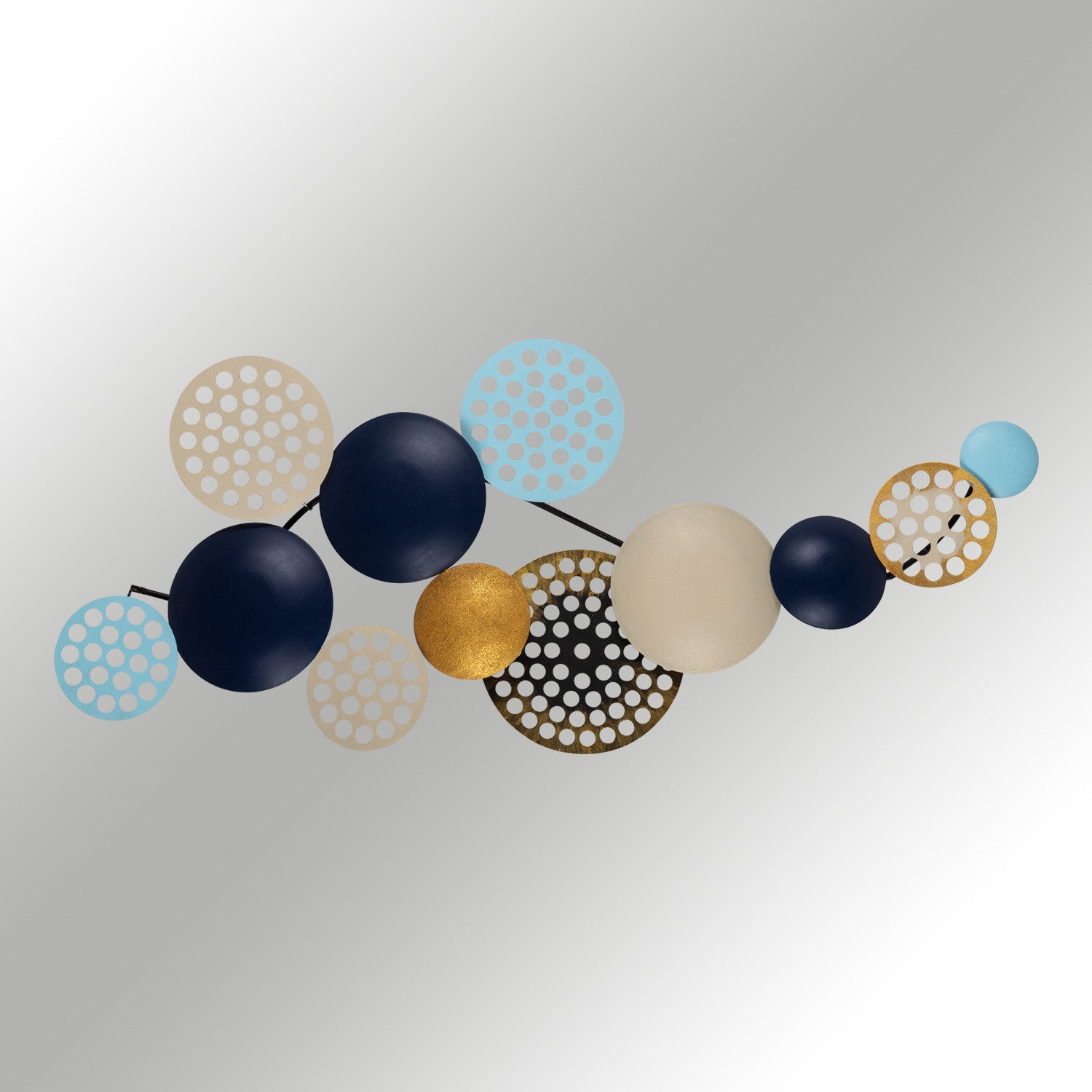 Bronte – Acessório Decorativo de Parede em 100% Metal Multicolor, 90 x 42 cm