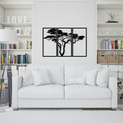 Cınarci Acessório Decorativo de Parede em Metal — Preto, 80 x 50 cm, 100% Metal (1,2 mm)