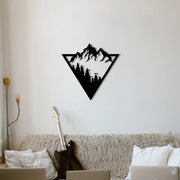 Meyus Acessório Decorativo de Parede em Metal Preto 51x50 cm – 100% Metal (1,2 mm)