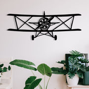 Vecihi Acessório Decorativo de Parede em Metal — Preto, 66 x 26 cm (espessura 1,2 mm)