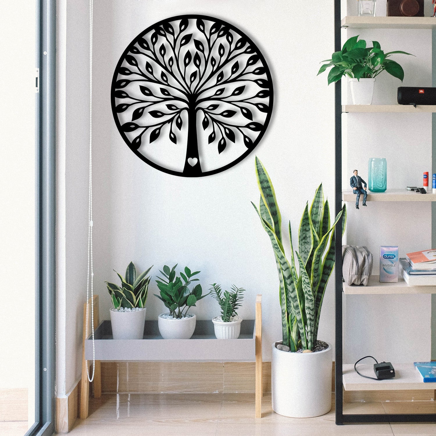 Sadi – Acessório Decorativo de Parede em Metal Preto 58x58 cm (100% Metal) – Ref. 279ENZ1269