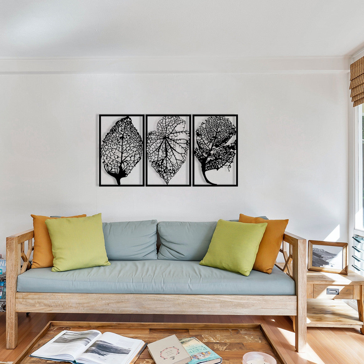 Saye — Acessório Decorativo de Parede em Metal, Preto, 115 x 60 cm, Espessura 1,2 mm (Ref. 279ENZ1275)