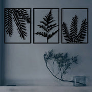 Yakomoz Acessório Decorativo de Parede em Metal Preto 118 x 50 cm (Espessura 1,2 mm)