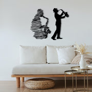 Deva Acessório Decorativo de Parede em Metal Preto, 45 x 37 cm, 100% Metal (1,2 mm)