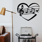 Deryadil Acessório Decorativo de Parede em Metal Preto 45x36 cm | 100% Metal (1,2 mm)