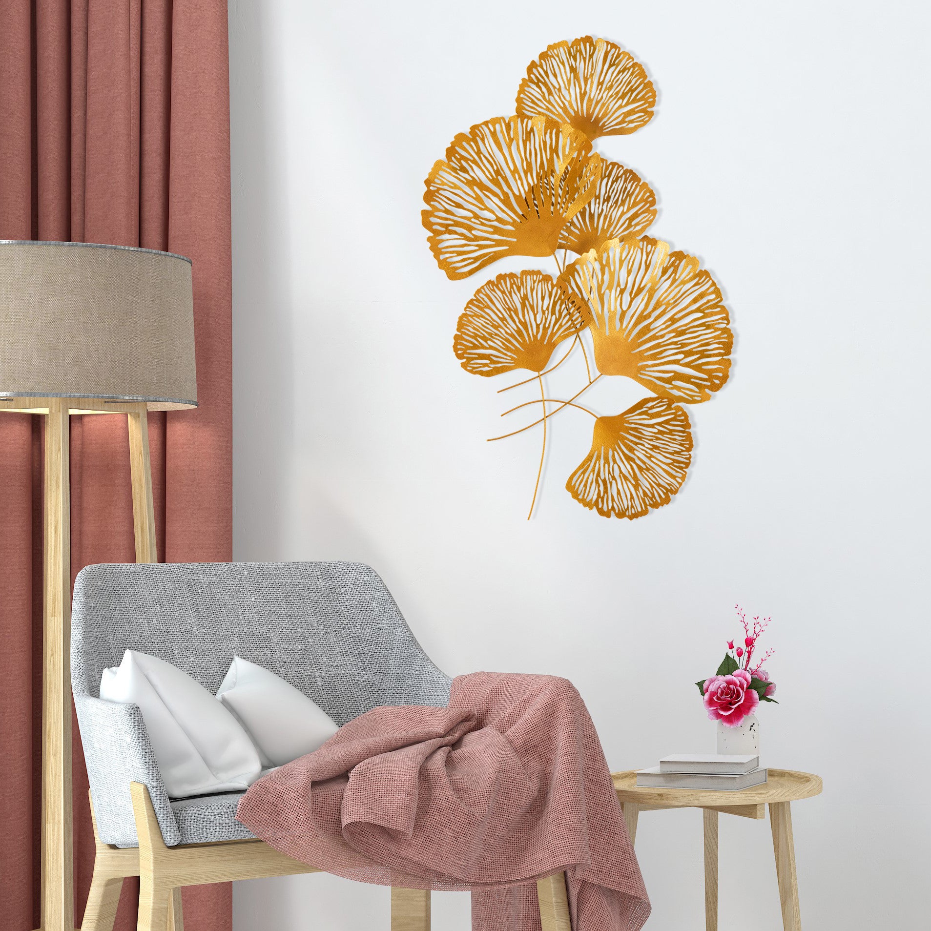 Myth CH110-2 — Acessório Decorativo de Parede em Metal Multicolor, 75x5x100 cm