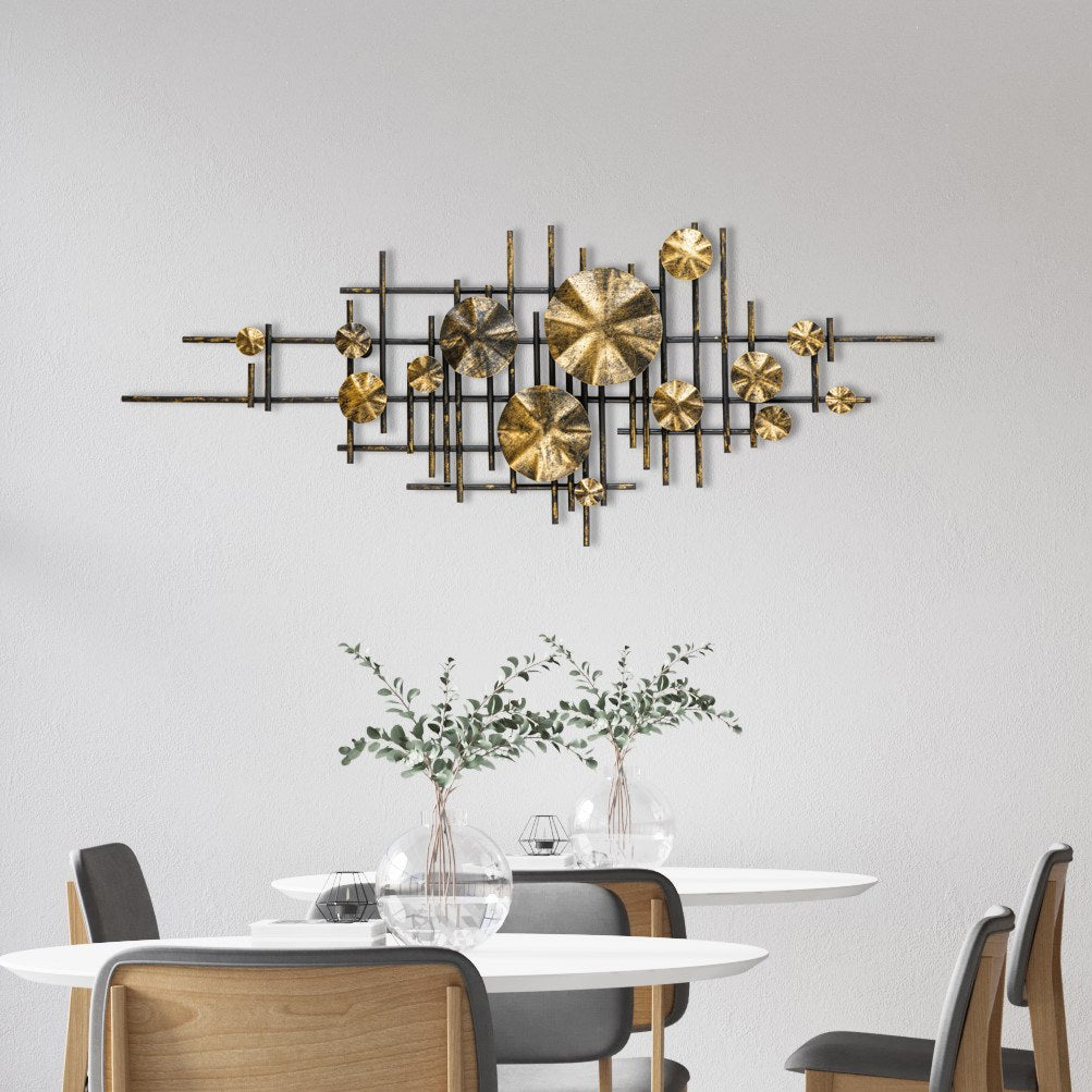 Mihrimah Acessório Decorativo de Parede 100% Metal Multicolor (113 x 7 x 44 cm)