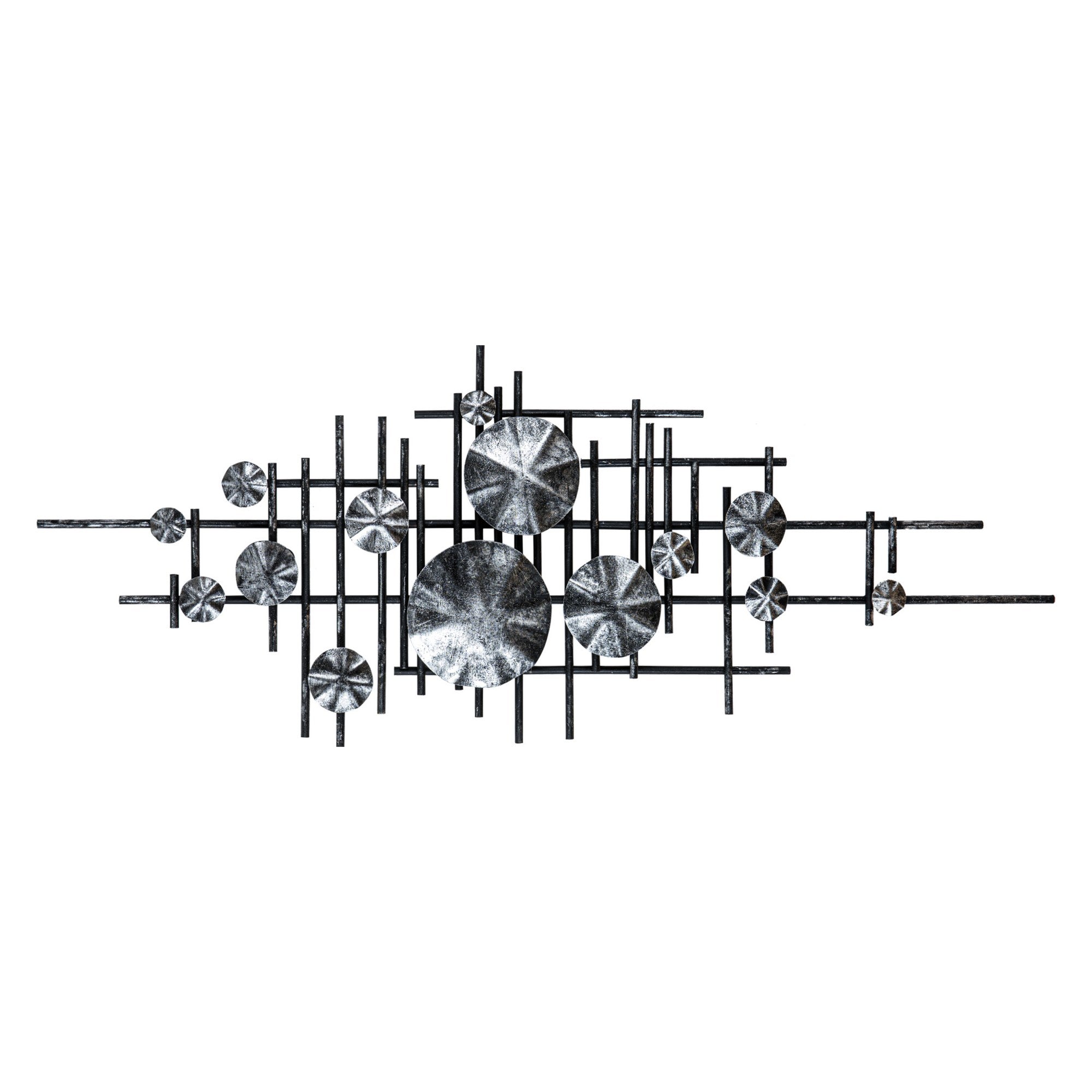 Mihrimah 2 Acessório Decorativo de Parede em Metal Multicolor, 100% metal (0,8 mm), 113 x 7 x 44 cm