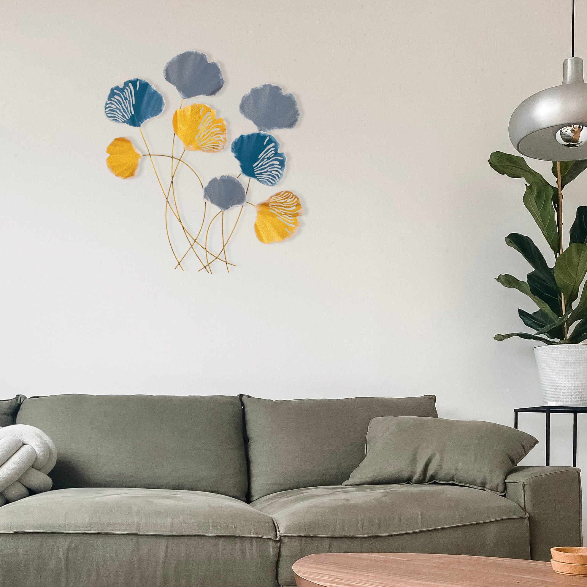 Vuzuh Acessório Decorativo de Parede em Metal Multicolorido, 76 x 5 x 70 cm, 100% metal (0,8 mm) – Ref. 279ENZ2538