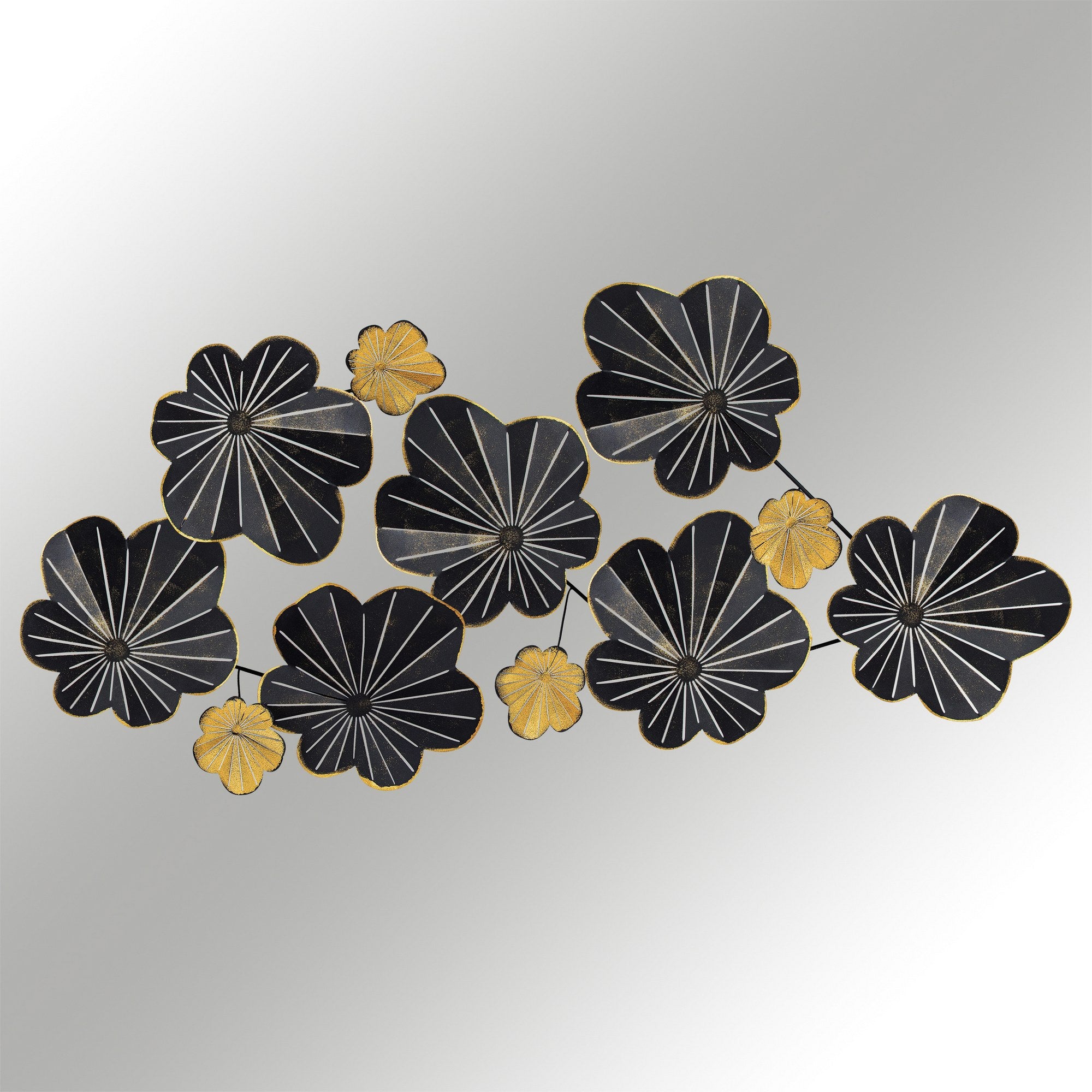 Kadem — Acessório Decorativo de Parede em Metal Multicolor (100% metal, 125 x 14 x 61,5 cm)