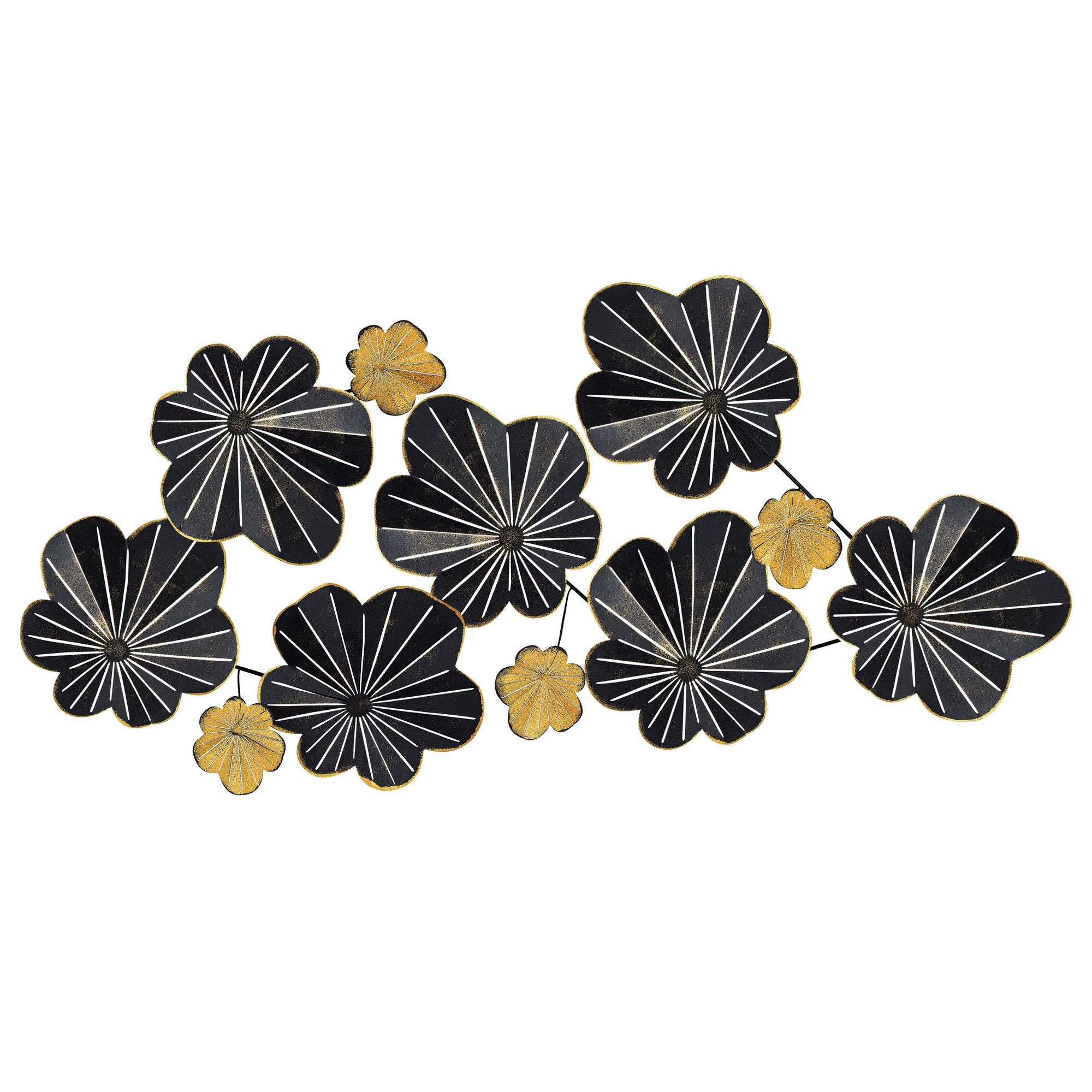 Kadem — Acessório Decorativo de Parede em Metal Multicolor (100% metal, 125 x 14 x 61,5 cm)
