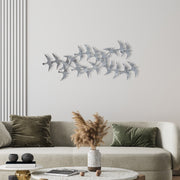 Acessório Decorativo de Parede 100% Metal Sahika 2, Multicor, 112 x 11 x 50 cm