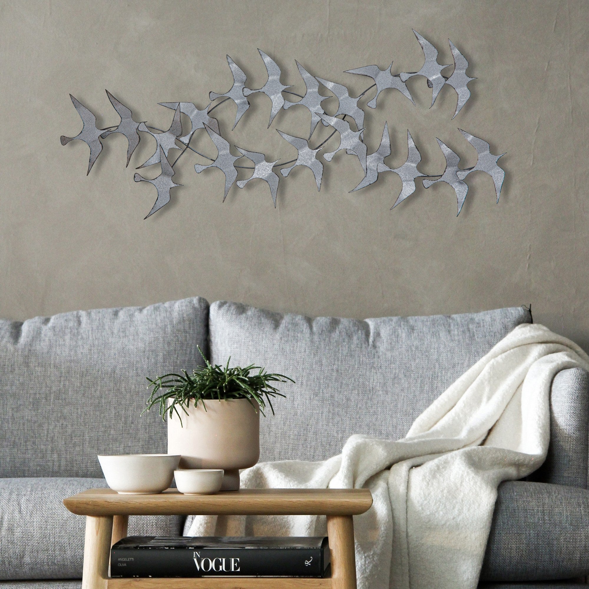 Acessório Decorativo de Parede 100% Metal Sahika 2, Multicor, 112 x 11 x 50 cm