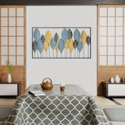 Zevahir 4 – Acessório Decorativo de Parede 100% Metal Multicolor, Recorte a Laser, 115 x 60 cm