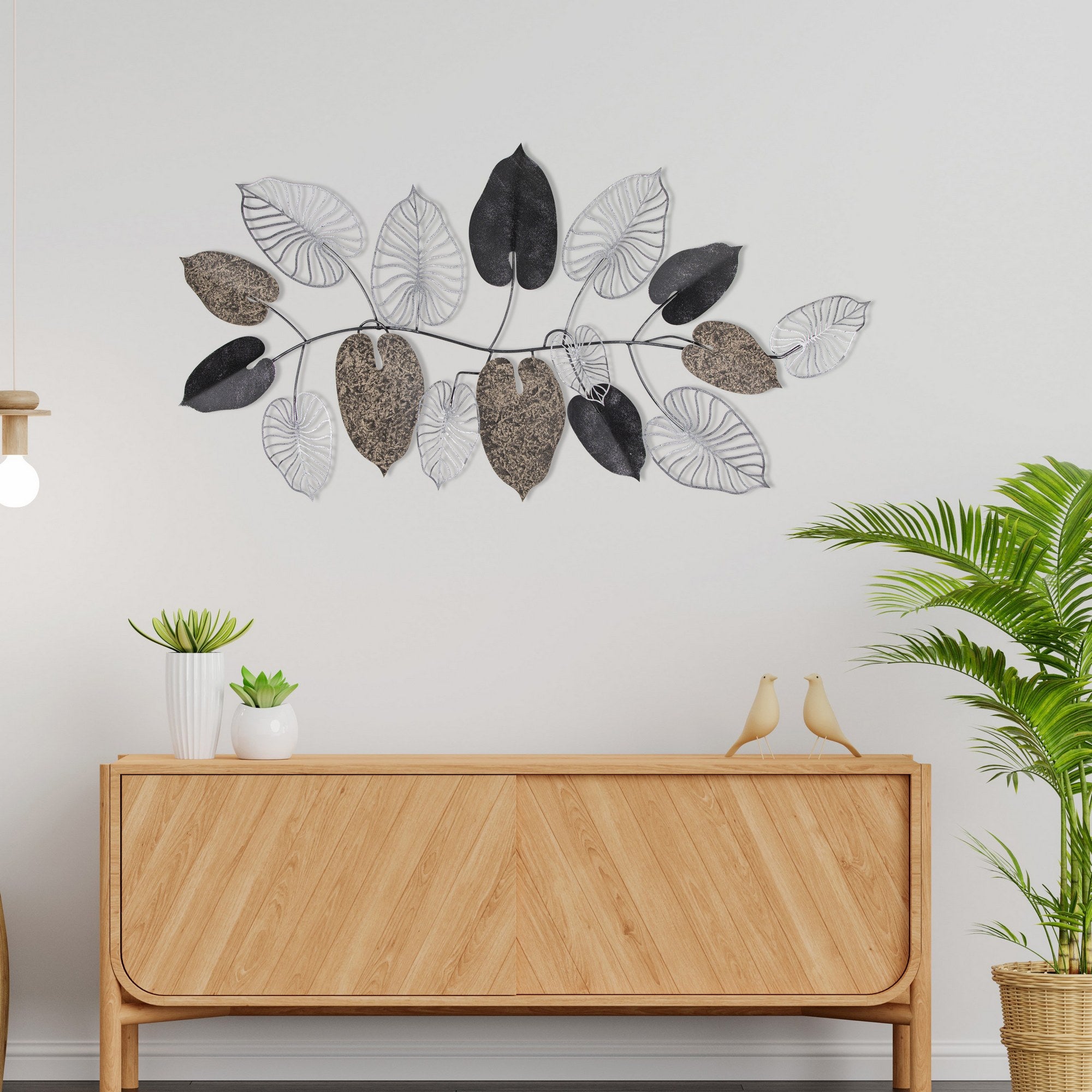 Furize 3 – Acessório Decorativo de Parede em Metal Multicor, 100% Metal, 120 x 63 cm