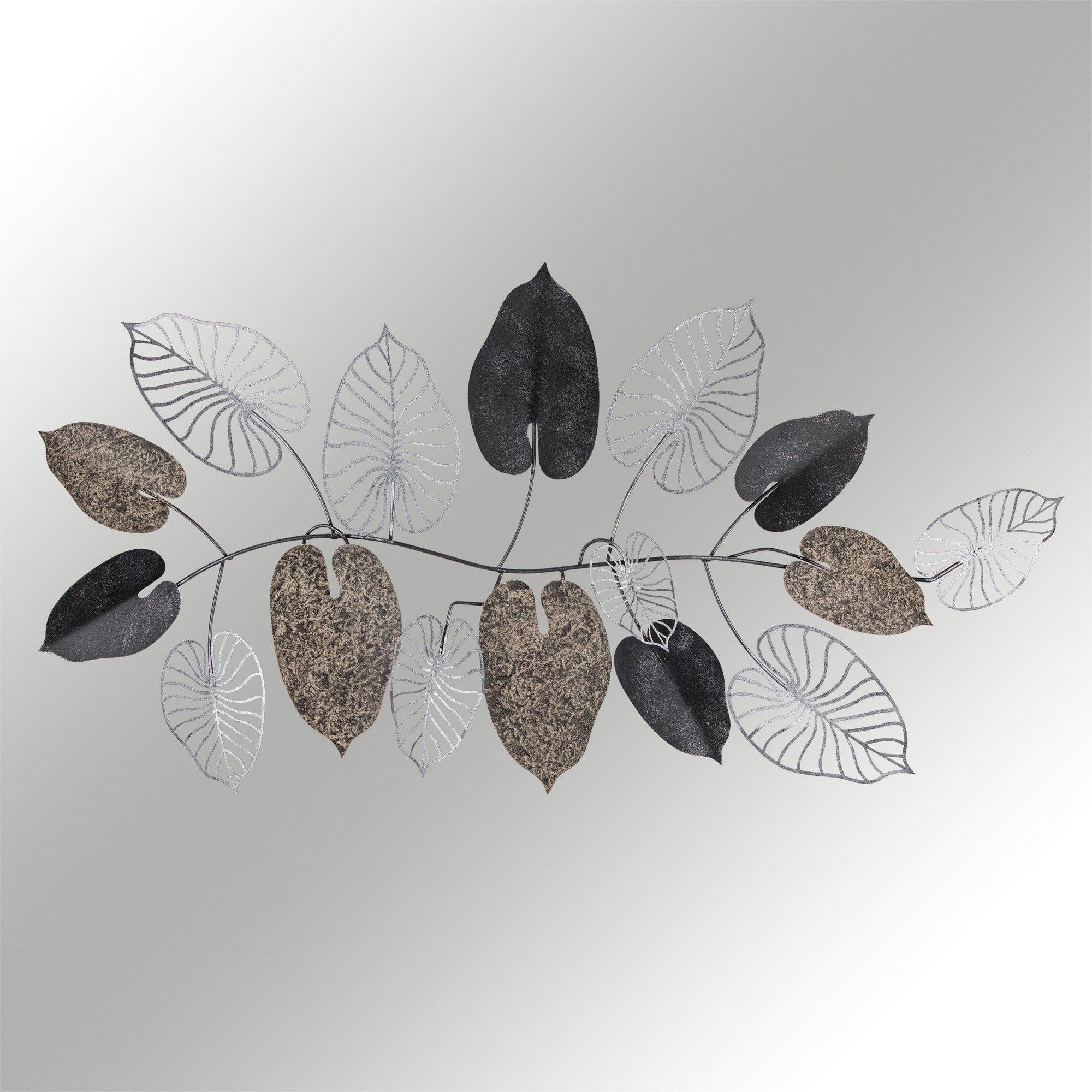 Furize 3 – Acessório Decorativo de Parede em Metal Multicor, 100% Metal, 120 x 63 cm
