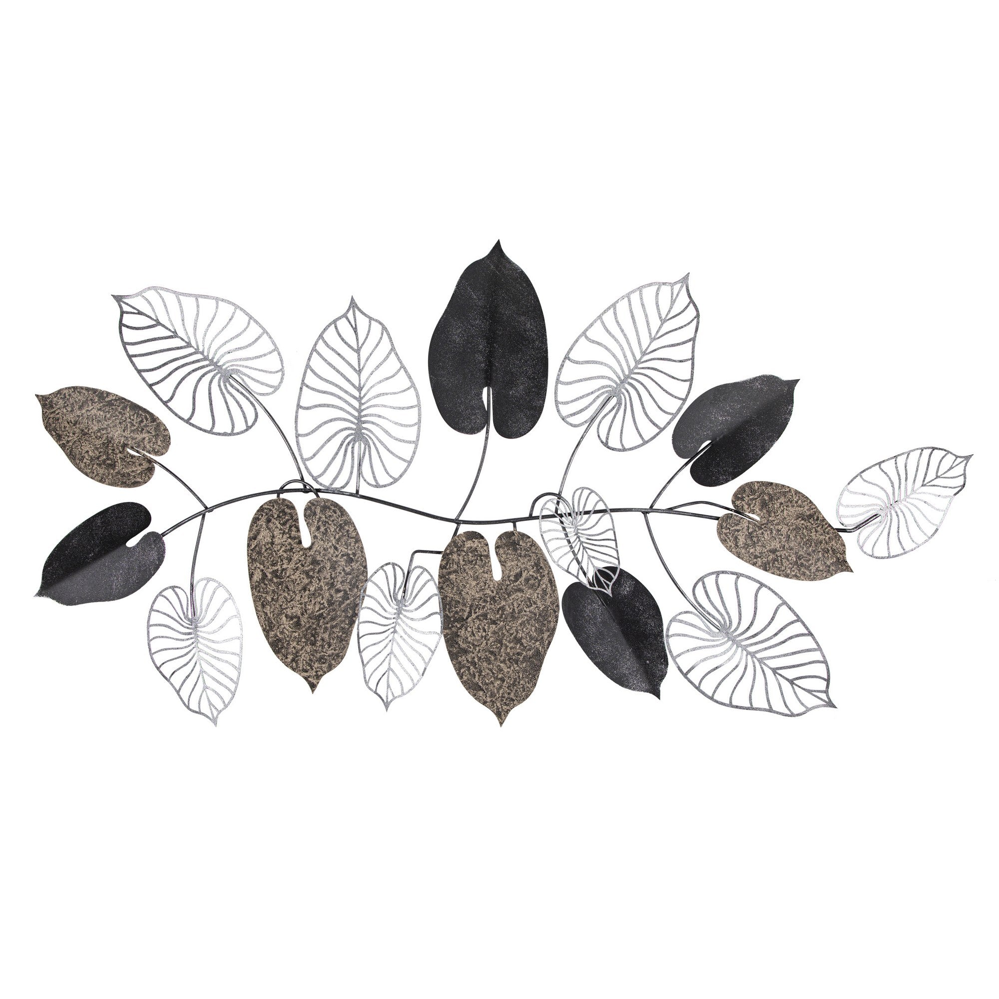 Furize 3 – Acessório Decorativo de Parede em Metal Multicor, 100% Metal, 120 x 63 cm